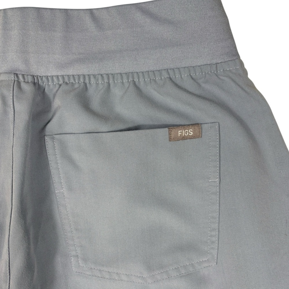 FIGS Women’s High Waist Zamora Jogger Scrub Pants in Light Gray | Size Medium - Picture 7 of 10